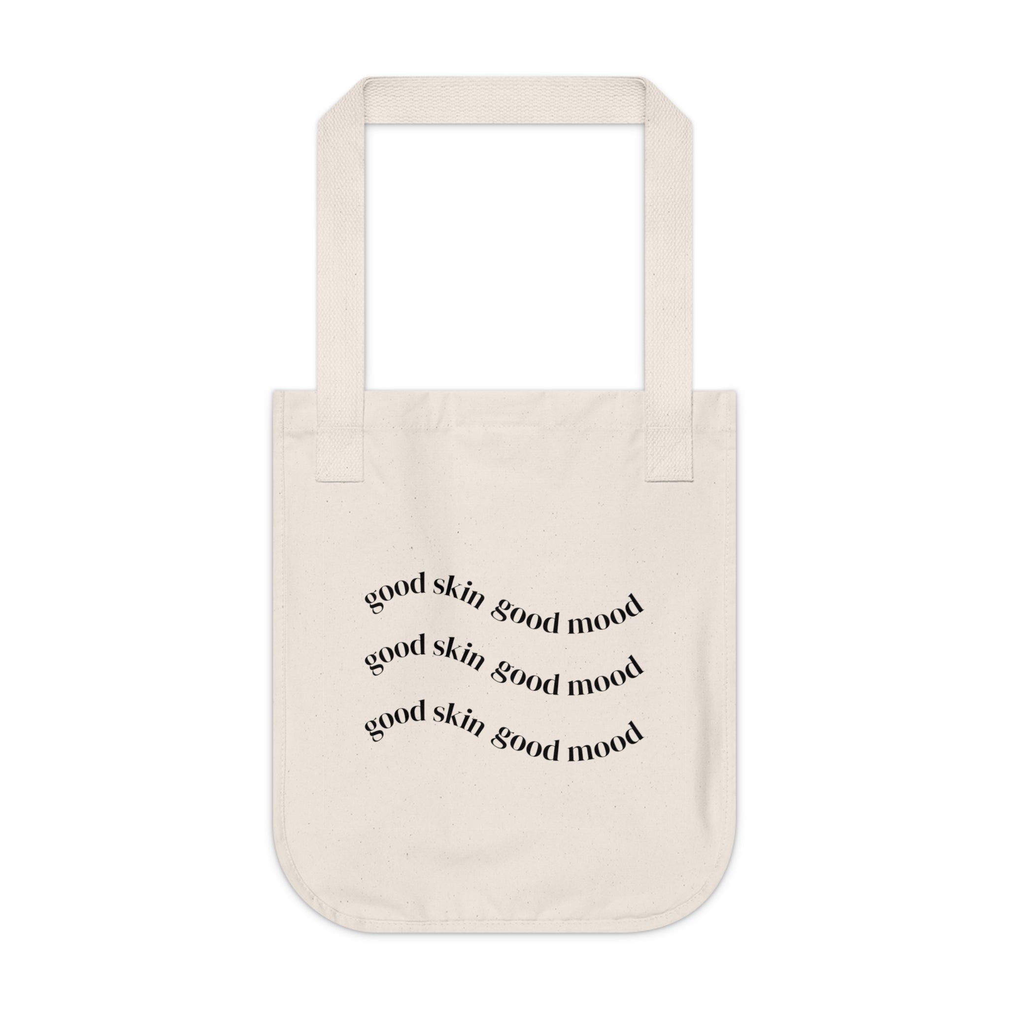 Opal Skin Haus "Good Skin Good Mood" Organic Canvas Tote Bag