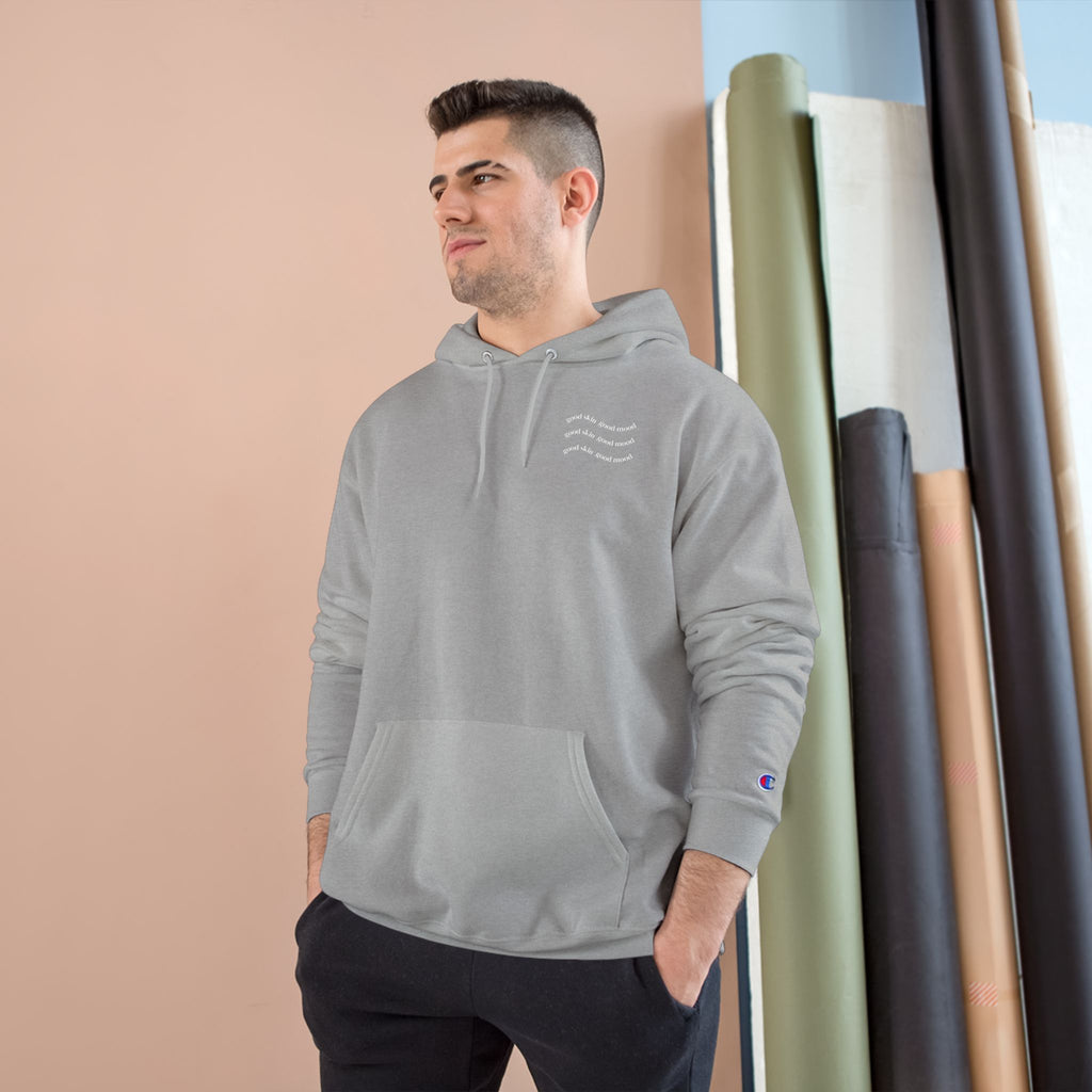 Opal Skin Haus Champion Hoodie "Good Skin Good Mood"